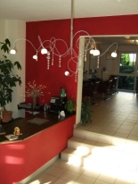 Bild vom Bereich mit den Frisierpl&auml;tzen